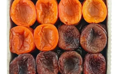 Курага Асорті натуральна абрикос та шоколадна 1кг