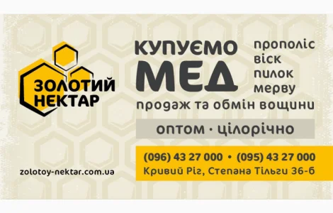 Закупівля меду гречаного (ціна до 150 грн/кг)