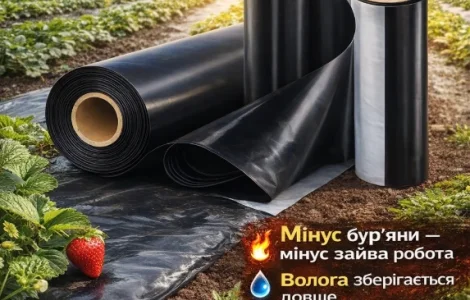 Мульчувальна плівка 30/40 мкм - БЕЗ бур’янів і зайвих витрат | Vatan Plastik