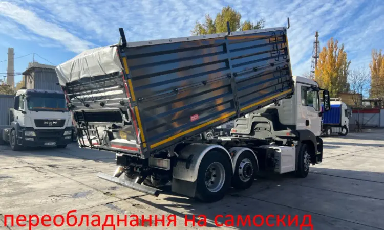 Daf cf самосвал. переоборудование в самосвал - фото № 1