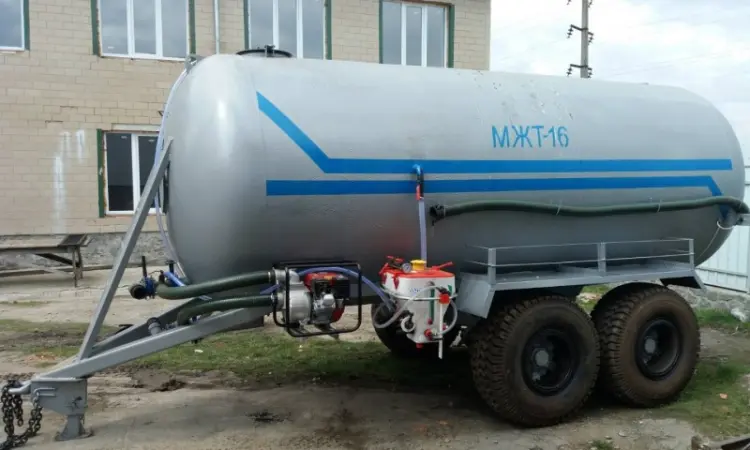 Бочка МЖТ-16 для КАС и воды (есть комплектация для навоза) - фото № 1