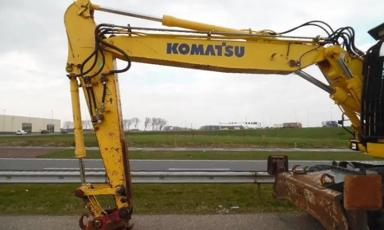 Колесный экскаватор Komatsu PW180-7EO - фото № 4