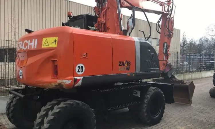 Колесный экскаватор Hitachi ZX 140 W-3 - фото № 5