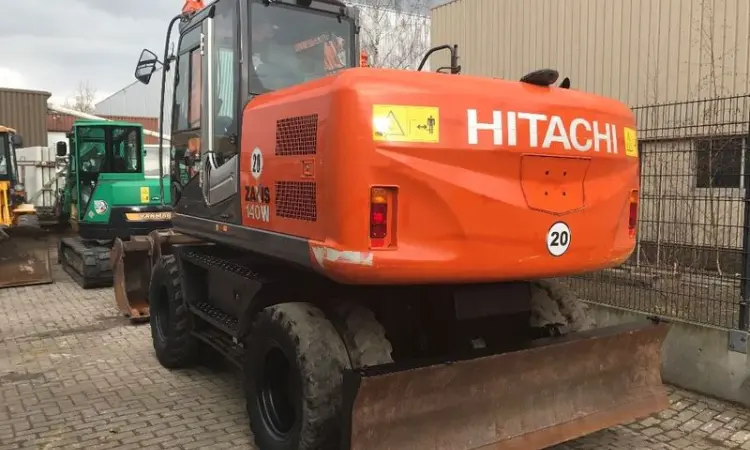 Колесный экскаватор Hitachi ZX 140 W-3 - фото № 7