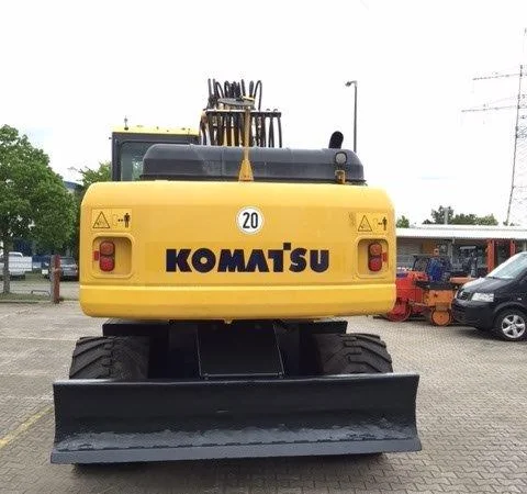 Колесный экскаватор Komatsu PW200 - фото № 2
