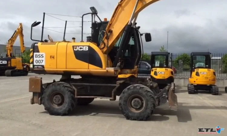 Колесный экскаватор JCB JS160W. В наличии - фото № 5