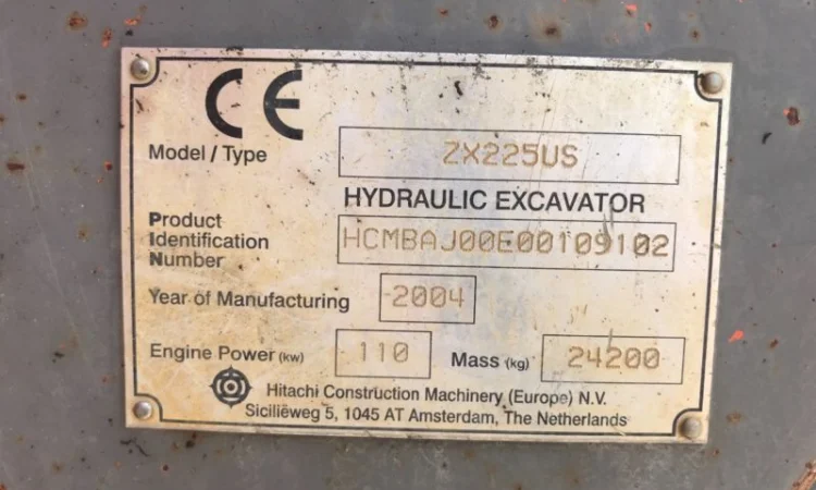 Гусеничный экскаватор Hitachi ZX 225 US LC - фото № 7