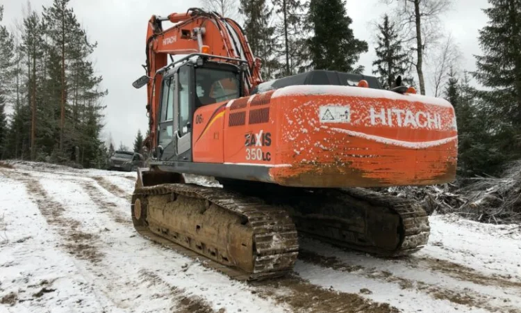 Гусеничный экскаватор Hitachi ZX 350 LC 2006 года - фото № 2