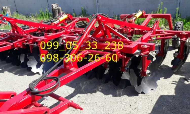 Новинка Усиленная борона 2.1-2.4, 2.5 для трактора ЮМЗ-6, МТЗ на фото 100% продам - фото № 1