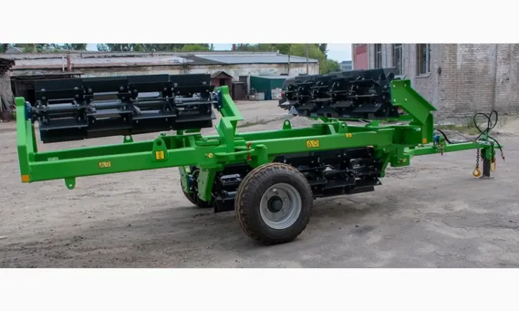 Каток измельчитель shredder l90.550w каркасный (барабаны диаметром 550мм) - фото № 3