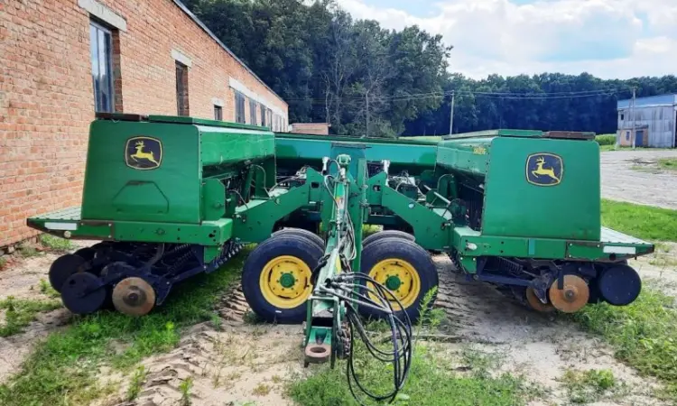 Сеялка механическая зерновая Джон Дир John Deere 455 - фото № 2