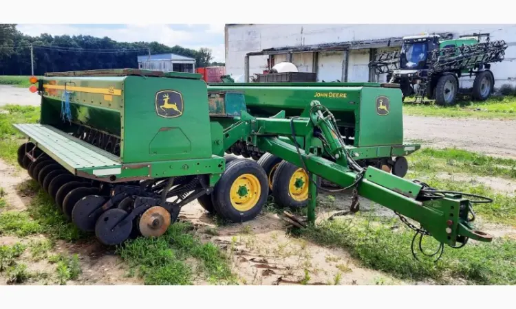 Сеялка механическая зерновая Джон Дир John Deere 455 - фото № 3
