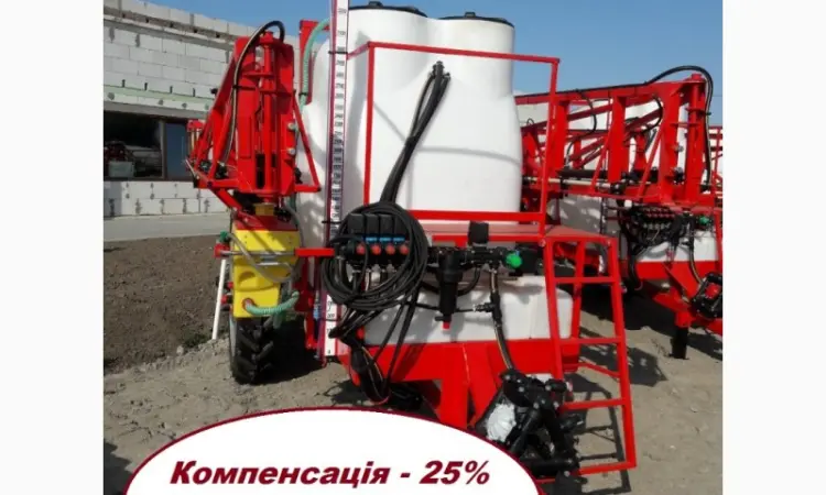 Обприскувач від виробника 3000 л штанга 18 - фото № 1