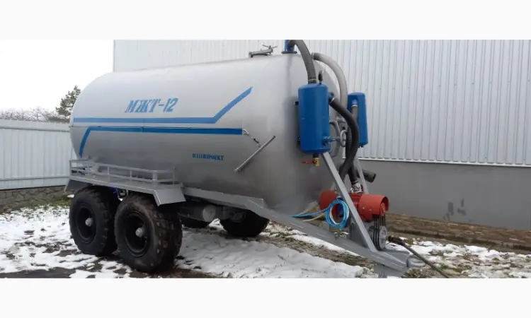 Бочка МЖТ-12 вакумна для навозу чи води - фото № 1