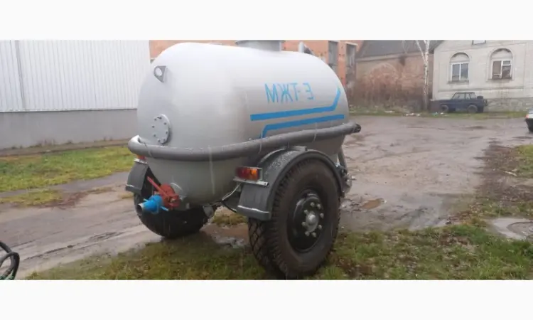 Бочка для стоків МЖТ-3 (3м3) з вакумною установкою - фото № 3