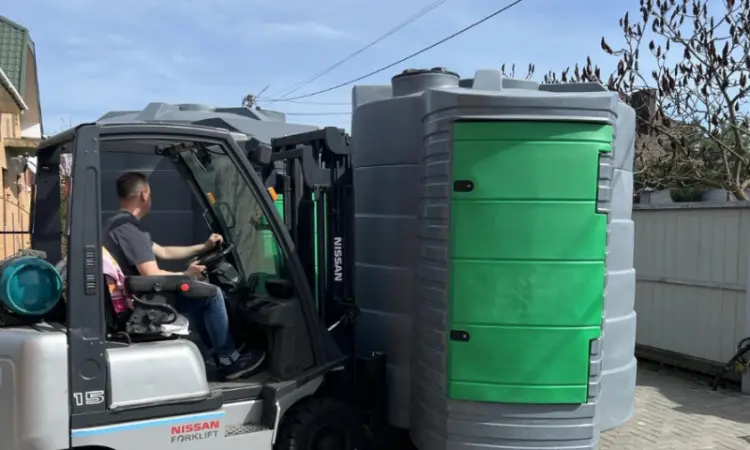 Міні АЗС 5000л під ключ Резервуар двостінний з заправним модулем для дизпалива - фото № 5