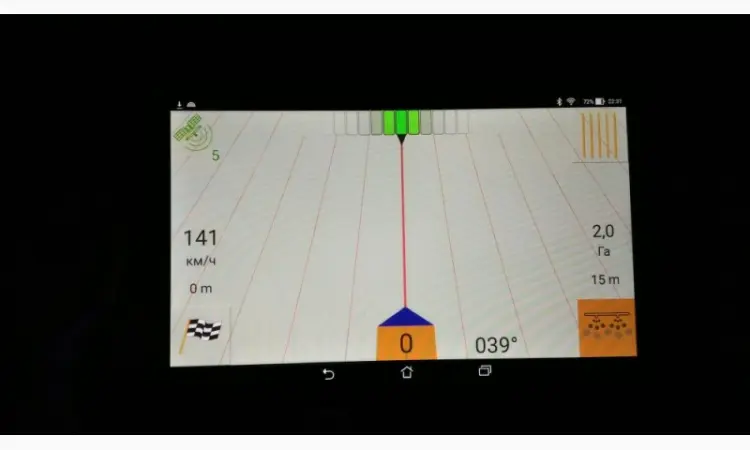 Система паралельного водіння(курсовказівник) GPS+10ГЦ+BLUETOOTH АГРОСЛАЛОМ - фото № 7