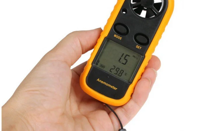 Цифровой анемометр GM-816 ( TAM816 Mini ) ( 0, 7 - 30 м/с ) - фото № 1