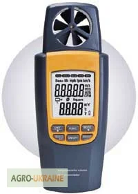Анемометр SR8022 с функией измерения температуры и объёма воздушного потока (0.4-20 m/s) - фото № 1