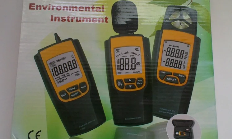 Анемометр SR8022 с функией измерения температуры и объёма воздушного потока (0.4-20 m/s) - фото № 2