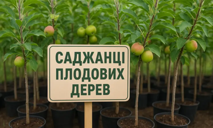 Саджанці яблунь на М9 підщепі - фото № 1