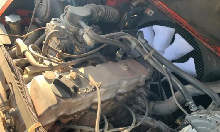 Вилочный автопогрузчик/автонавантажувач Nissan с полукабиной, печкой, позиционером - фото № 3