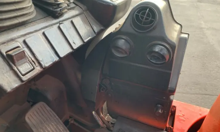 Вилочный автопогрузчик/автонавантажувач Nissan с полукабиной, печкой, позиционером - фото № 5
