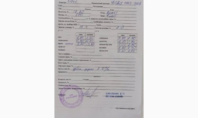 Продаж овса Нептун - фото № 1