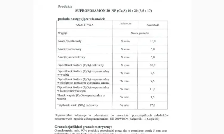 Супрофосамон NP (CaS) 10-20(3 - фото № 2