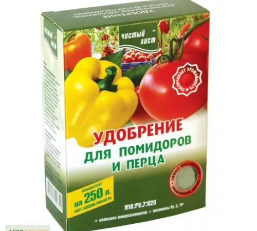 Продам Удобрення Чистий лист для Томатов и перца - фото № 1