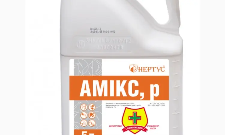 Микроудобрение АМИКС удобрение-антистрессант (аминокислоты+микроэлементы) Днепропетровская обл - фото № 1