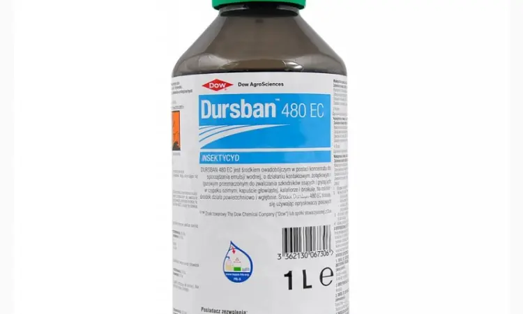Dursban 480 EC (Дурсбан) 1л – инсектицид-фумигант широкого спектра действия - фото № 1