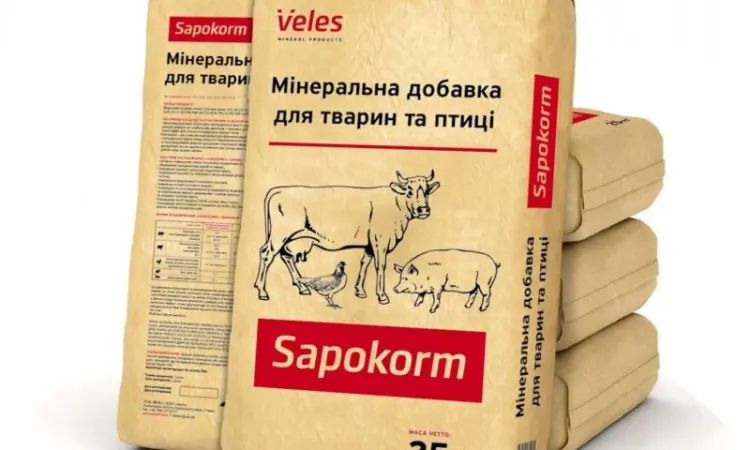 Сапокорм - добавка минеральная кормовая для птицы, 1 тонна, мешки - фото № 2