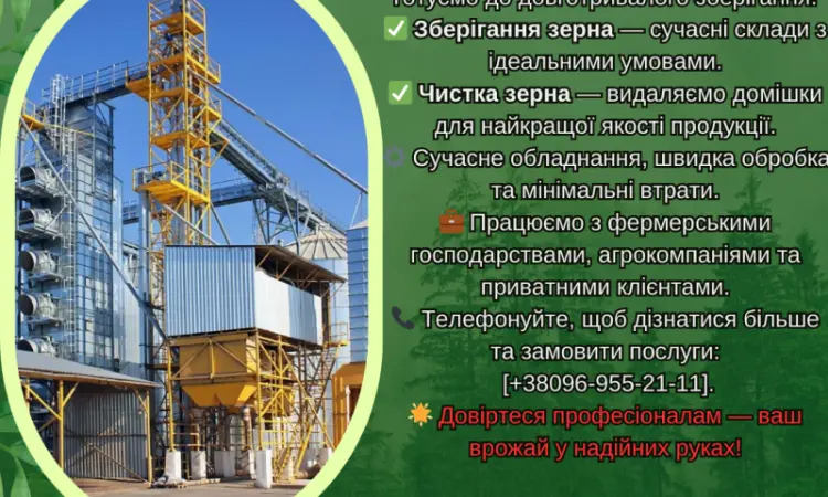 Сушка зерна. Сушка зерна. Чистка зерна в Киевской обл - фото № 1