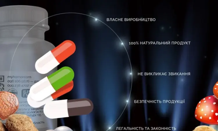 Мухомор Королевский в капсулах 60х0.3 г + Ежовик Гребенчатый в капсулах 60х0.5 г - фото № 4