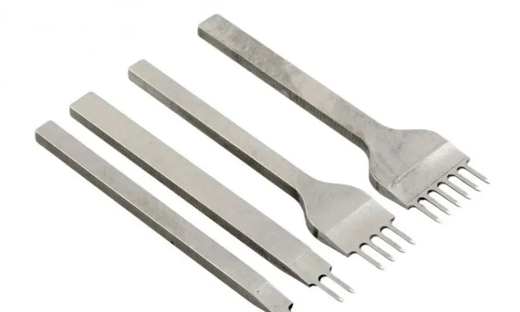 Пробойники шаговые для кожи 4 мм набор 4 штуки - фото № 3