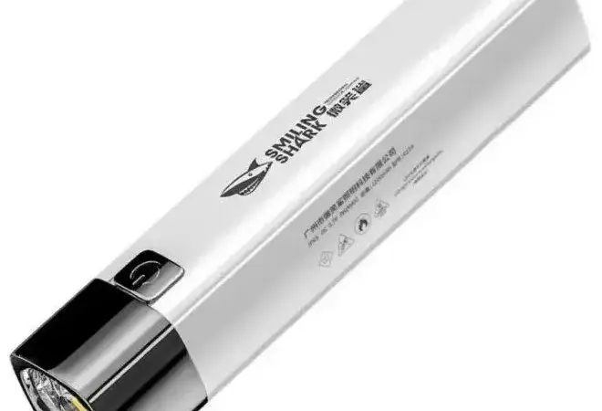 LED Кишеньковий Ліхтарик на акумуляторі Smiling Shark 617 з USB - фото № 1