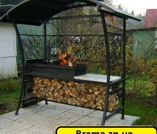 Мангал с дровницей - фото № 3