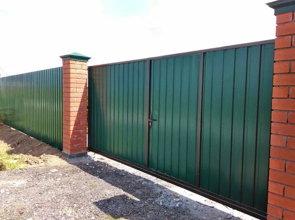 Производство и установка откатных ворот Запорожья - фото № 4