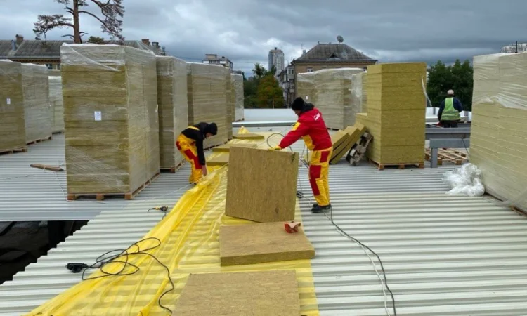 Тепло-звукоізоляційні плити з мінеральної вати Thermowool Roof V Optima - фото № 4