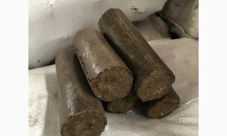 Брикет топливный из лузги подсолнечника - фото № 1