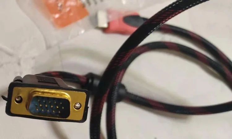 Высокоскоростной позолоченный усиленный кабель GBX HDMI-VGA - фото № 2