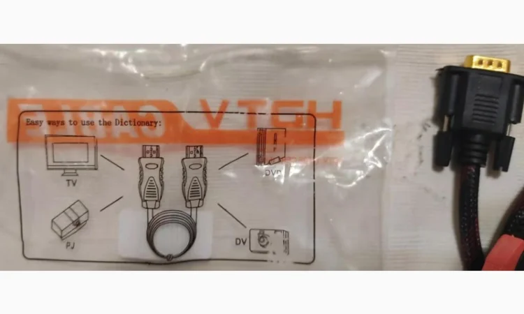 Высокоскоростной позолоченный усиленный кабель GBX HDMI-VGA - фото № 5