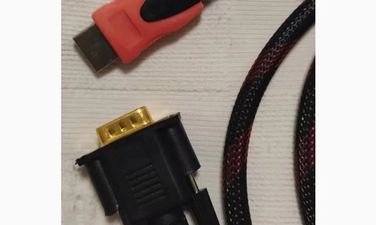 Высокоскоростной позолоченный усиленный кабель GBX HDMI-VGA - фото № 6