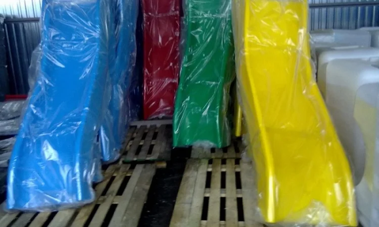 Детская пластиковая горка односкатная 2, 6 м - фото № 1