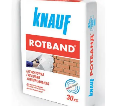 Штукатурка Ротбанд (Rotband) 30кг и др стройматериалы для отделки помещений - фото № 1