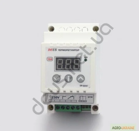 Цифровой высокотемпературный терморегулятор на DIN-рейку - фото № 1