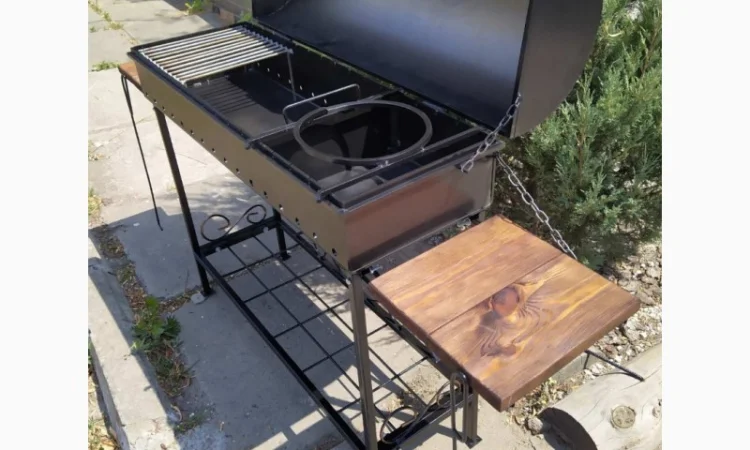 Мангал - Идея Для Подарка. Металл 5 мм. Высота 80 см - фото № 2