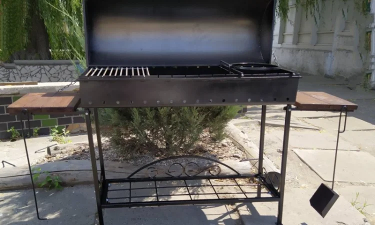 Мангал - Идея Для Подарка. Металл 5 мм. Высота 80 см - фото № 3