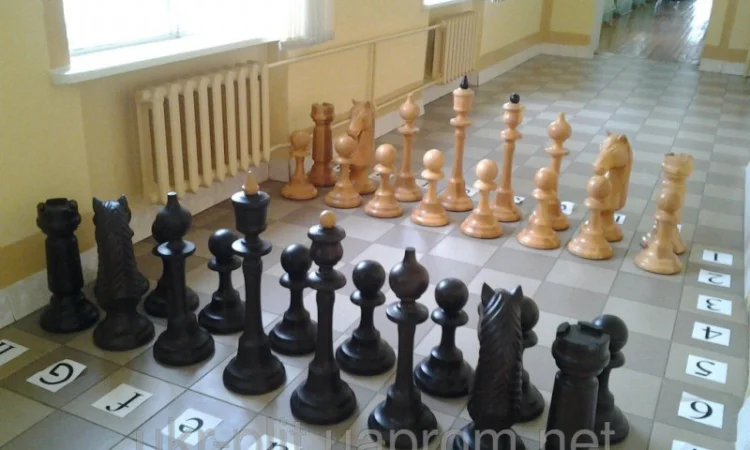 Деревянные шахматы от производителя - фото № 1